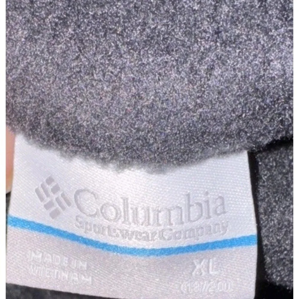 Columbia Youth Girls fleece‎ jacket full zip Black Pink Sz XL  18-20